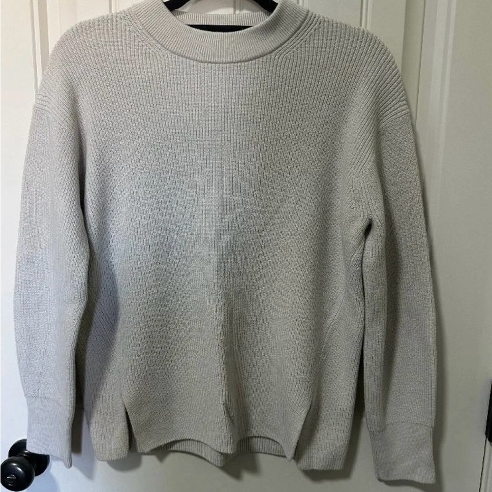 lululemon athletica beige Knit sweater